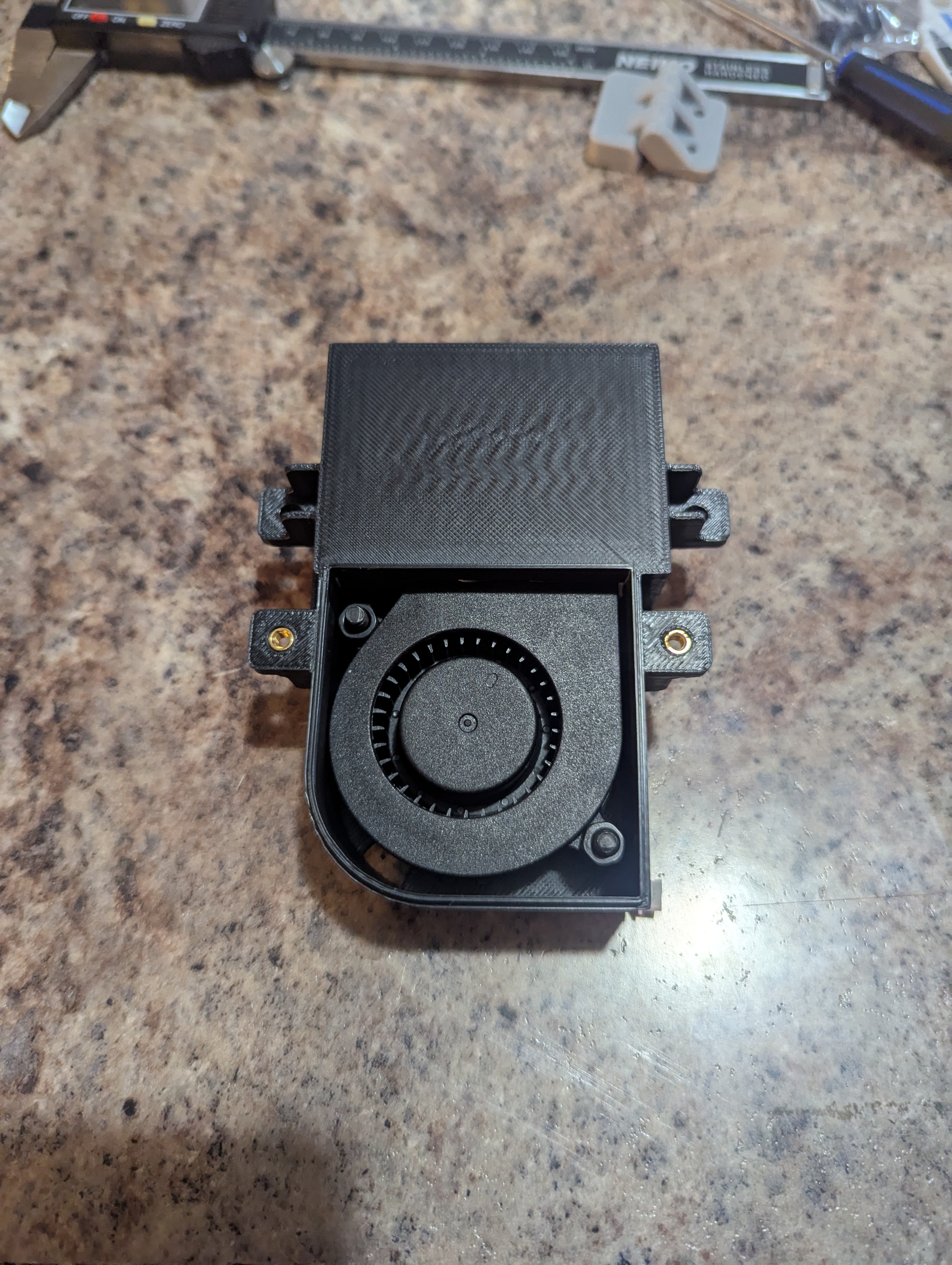 AD5X Recirculation duct fan mount for Flashforge 5015 toolhead fan