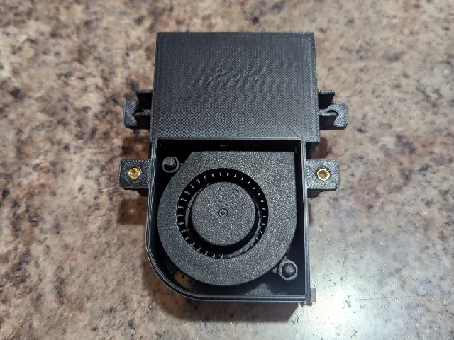 AD5X Recirculation duct fan mount for Flashforge 5015 toolhead fan
