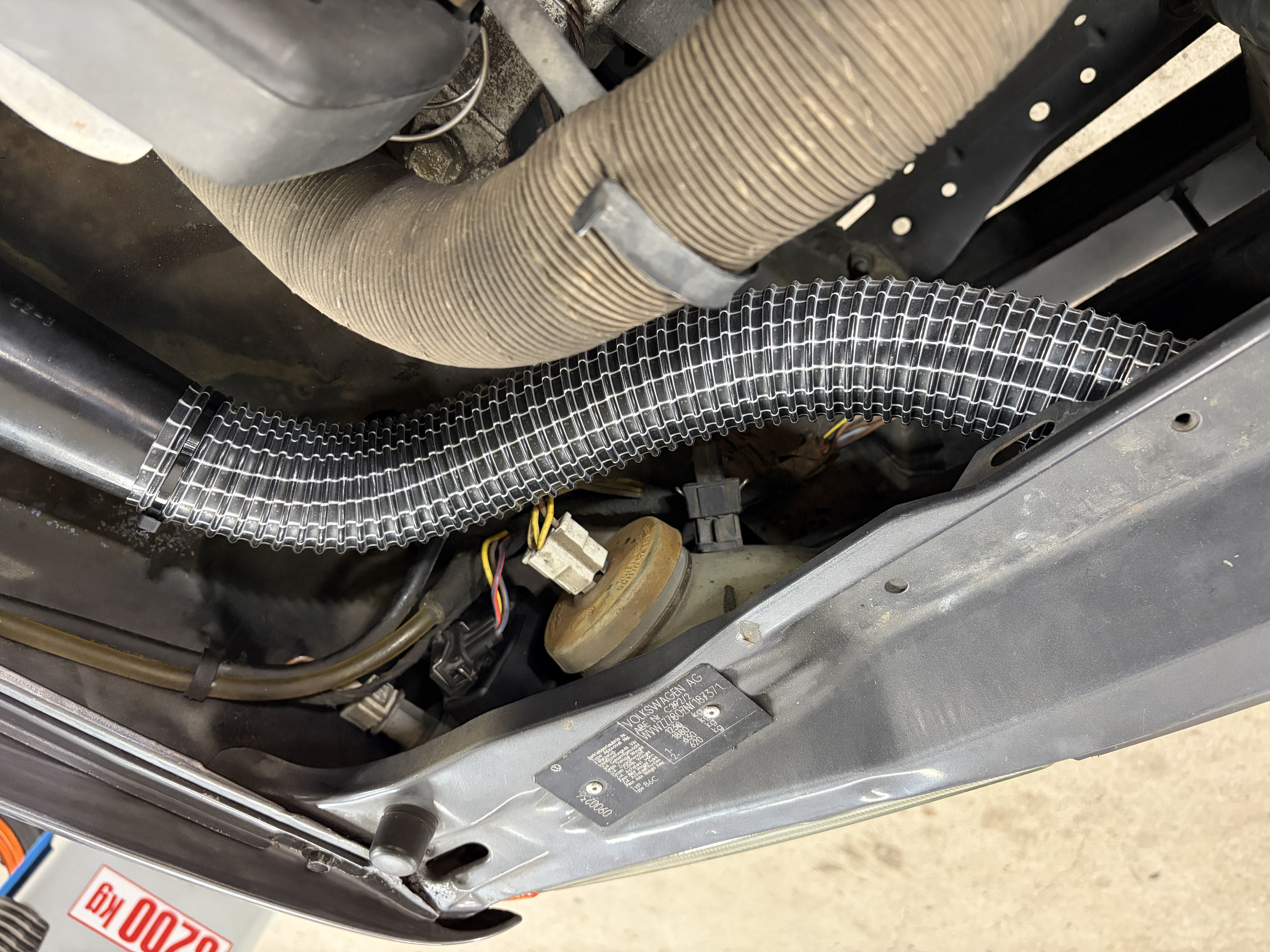 VW Polo 86C Kaltluft Ansaugung