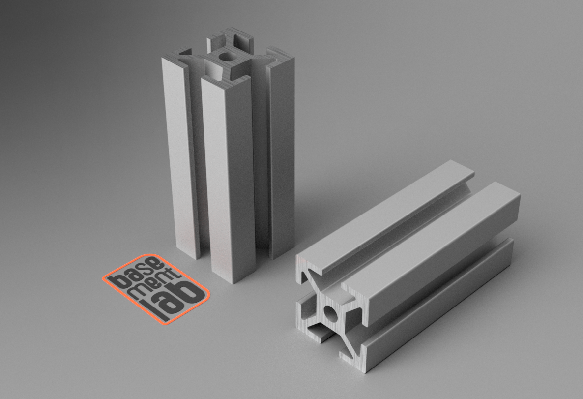 2020 Extruded aluminum  Profile 4 Sides Open