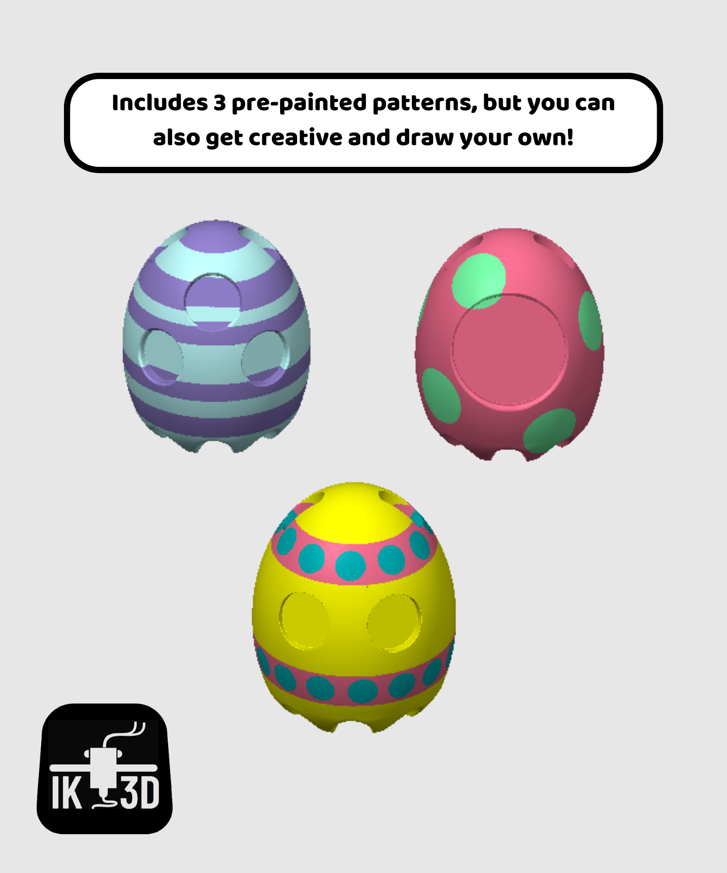 Flexi Easter Egg Critter / Multiparts / Multicolor — miniatura 9
