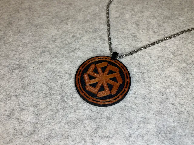 Slavic pendant Swarog Kolovrat