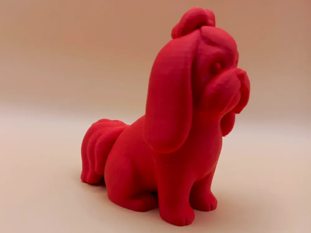 Smooth Chibi Shih Tzu Sculpture