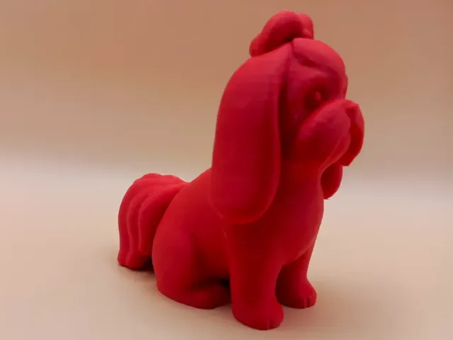 Smooth Chibi Shih Tzu Sculpture