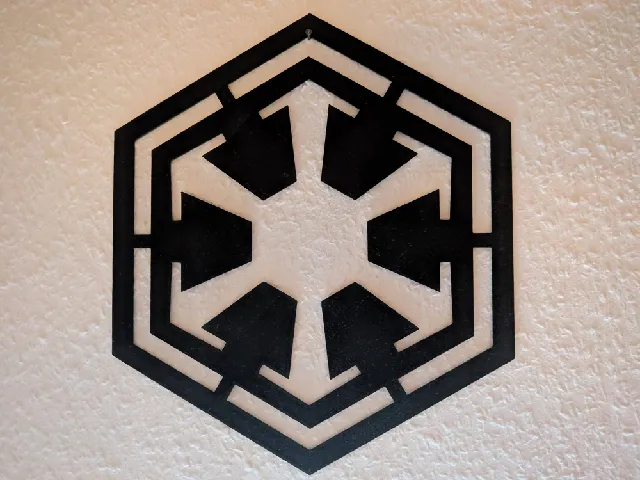 Sith Empire Crest - Wall Art - Stencil - Star Wars Fan Art