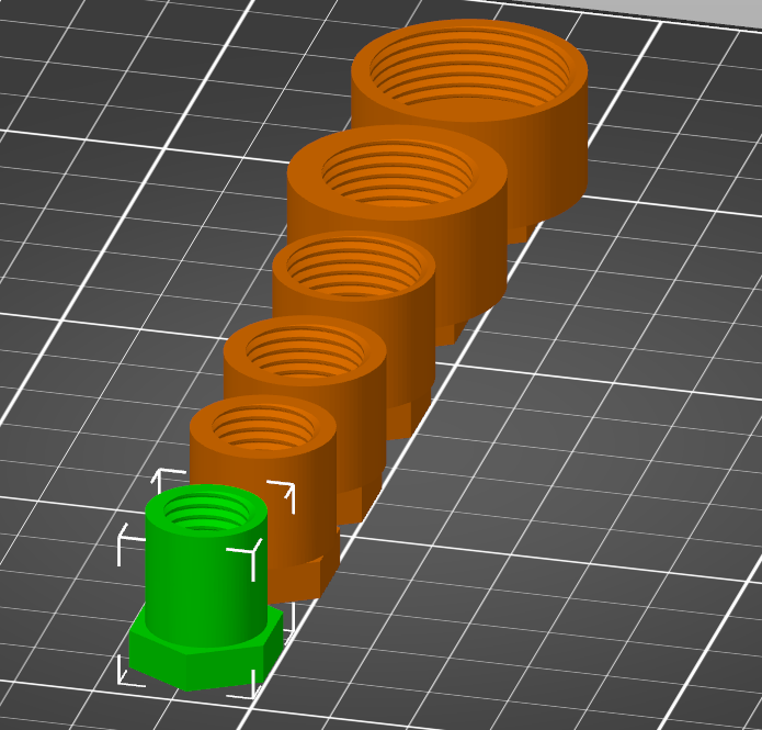 Hydraulic Caps different sizes