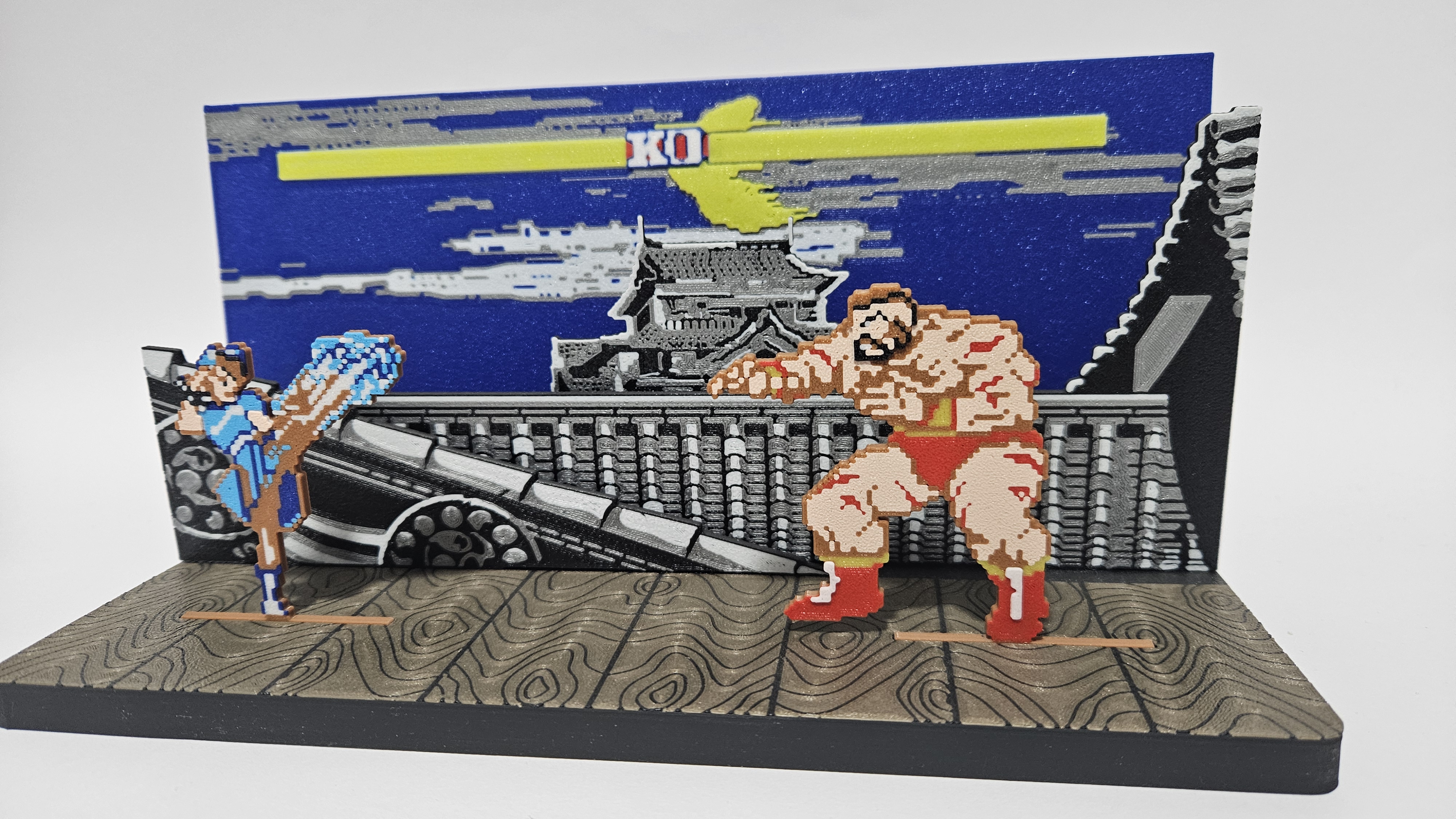 Zangief SF2- Classic Edition (Diorama & Keychain)