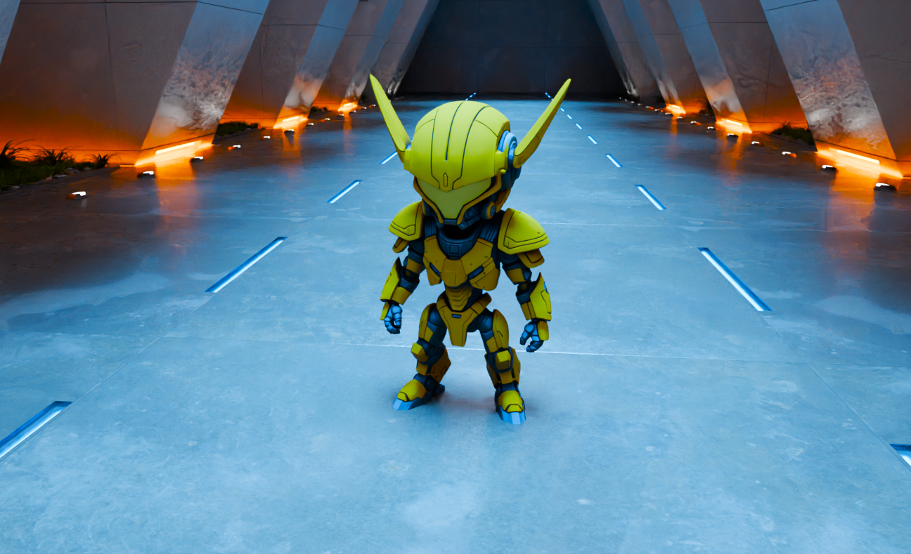 Robot Little Warrior