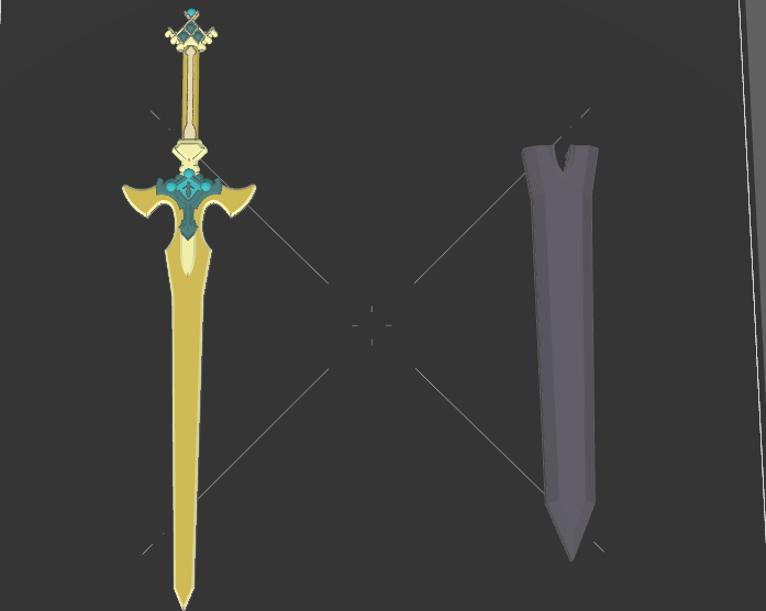 Colored excalibur sword art online