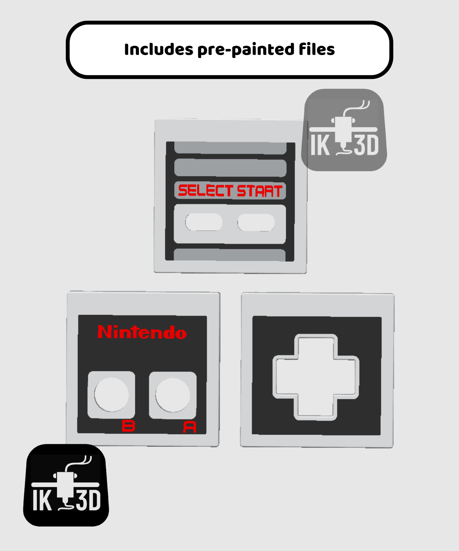 NES Controller Clicky Button Keychain Set — thumbnail 9