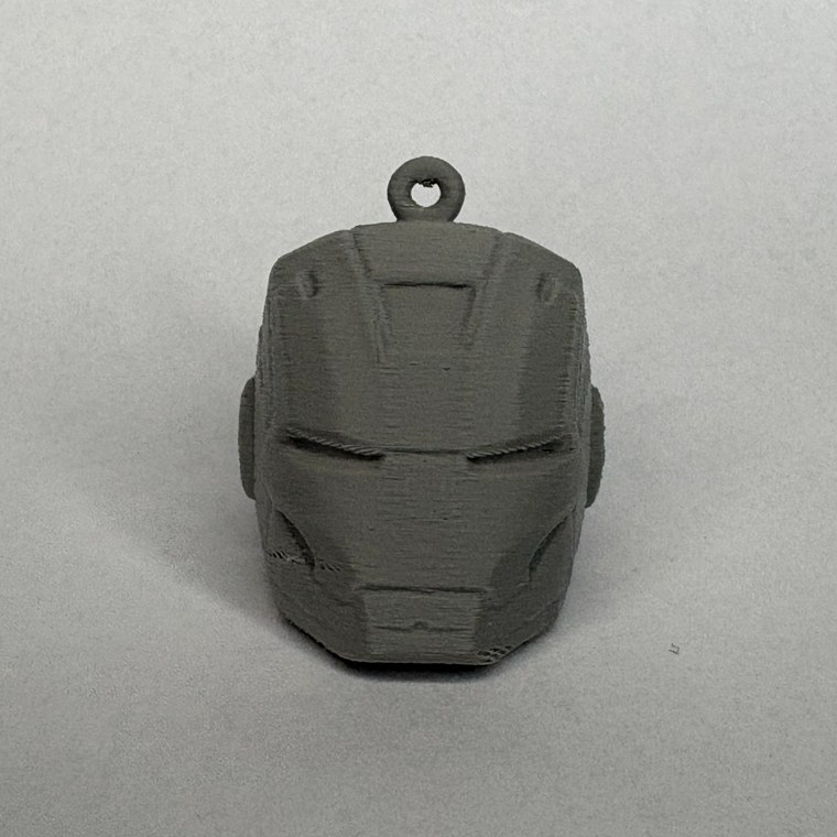 Iron Man Helmet Keychain - Detailed 0.2 mm
