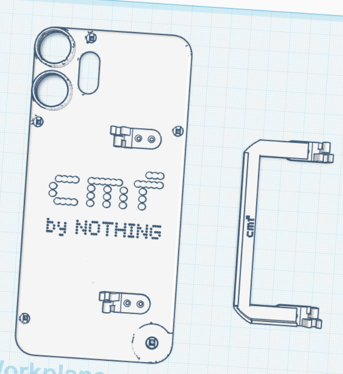CMF Phone 2 Pro Modular Hinge Stand Case v1 & holder