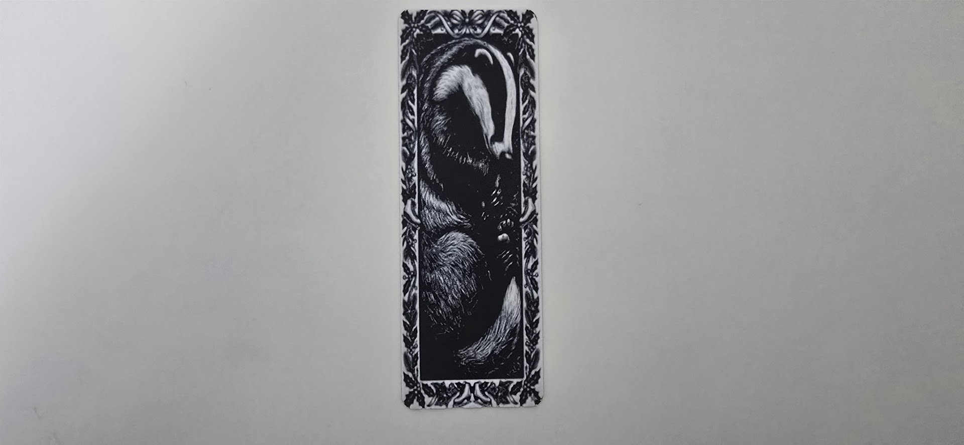 Majestic Badger Wildlife Bookmark