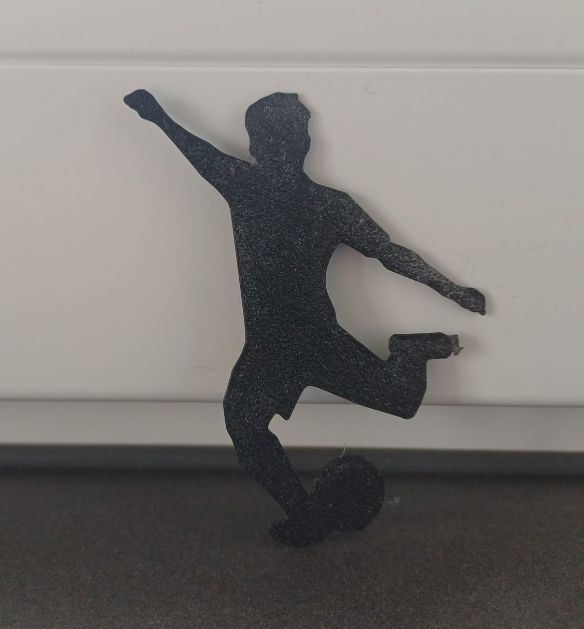 Fußballer wanddeko belibige größe