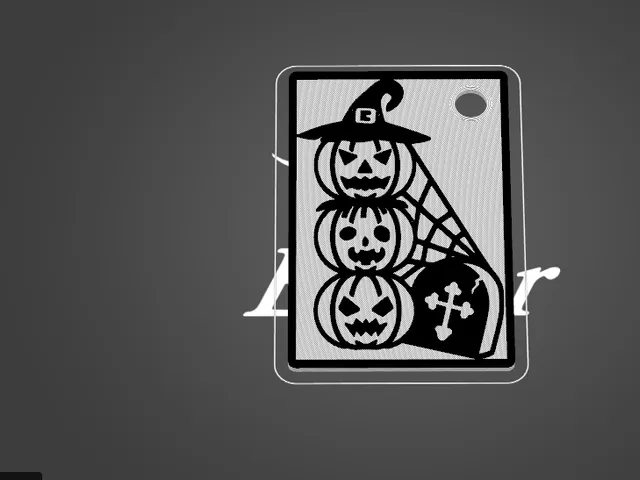 Halloween keychain