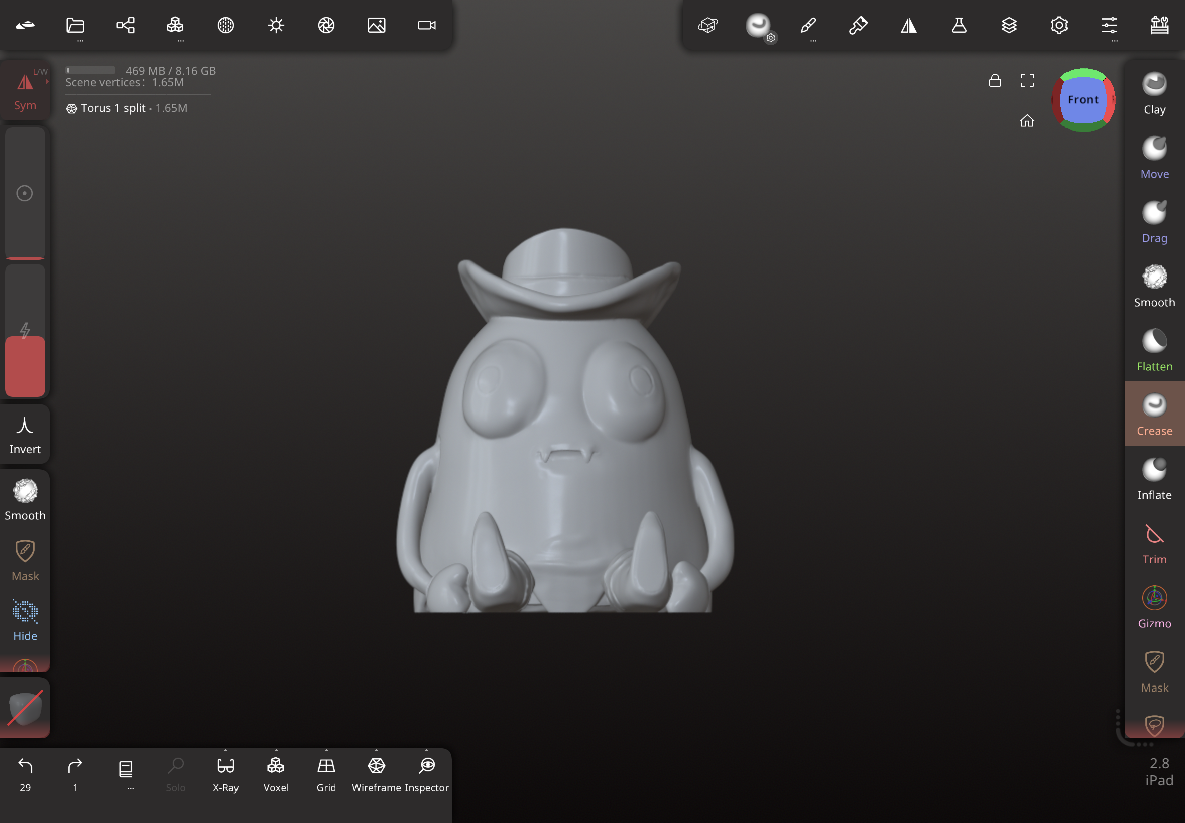 Fortnite Inspired Ghost Cowboy Plushie