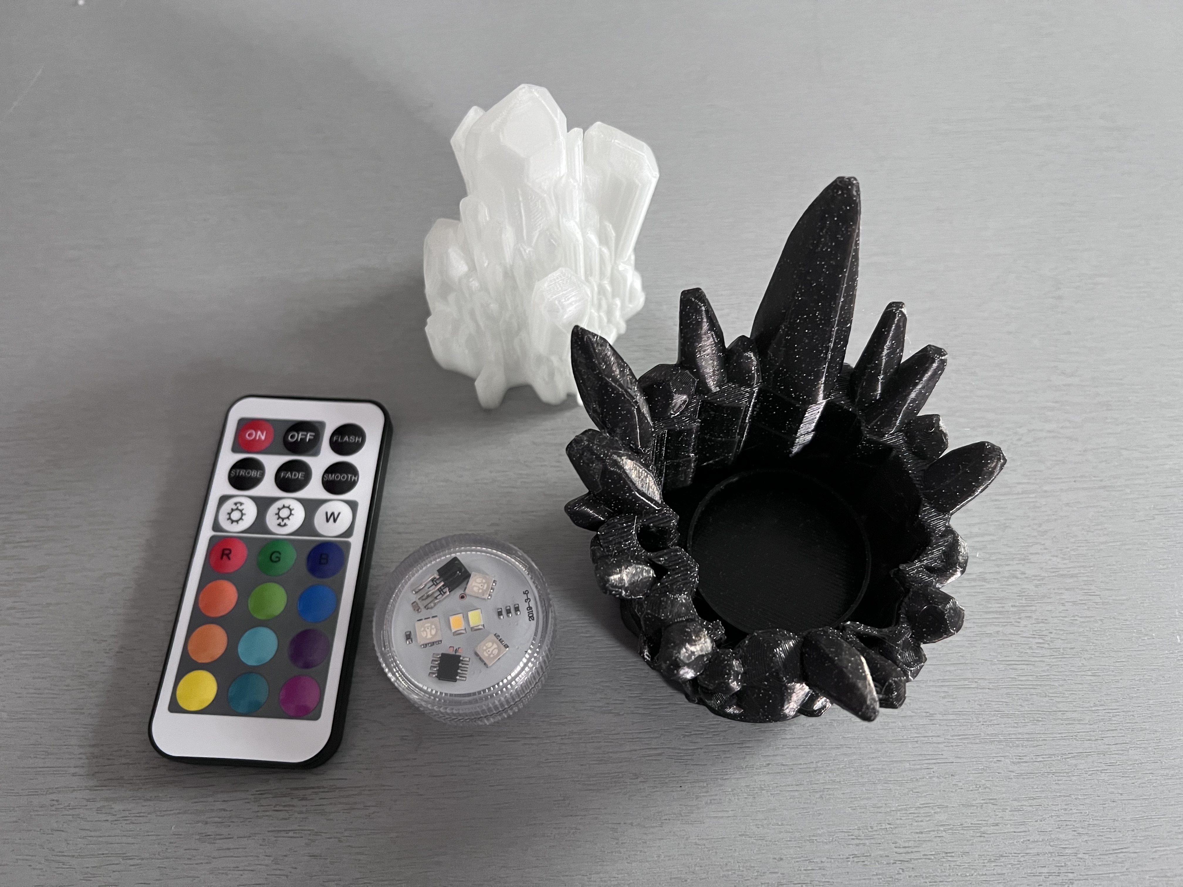 Lampe led Cristaux 3D model thumbnail