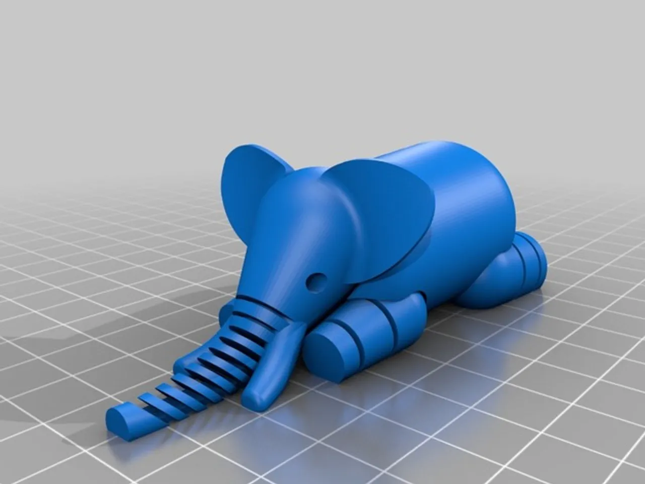 Поставь слоник. Слон в Тинкеркад. Шарнирный слон STL. Слон на 3д принтере. 3d принтер слон.
