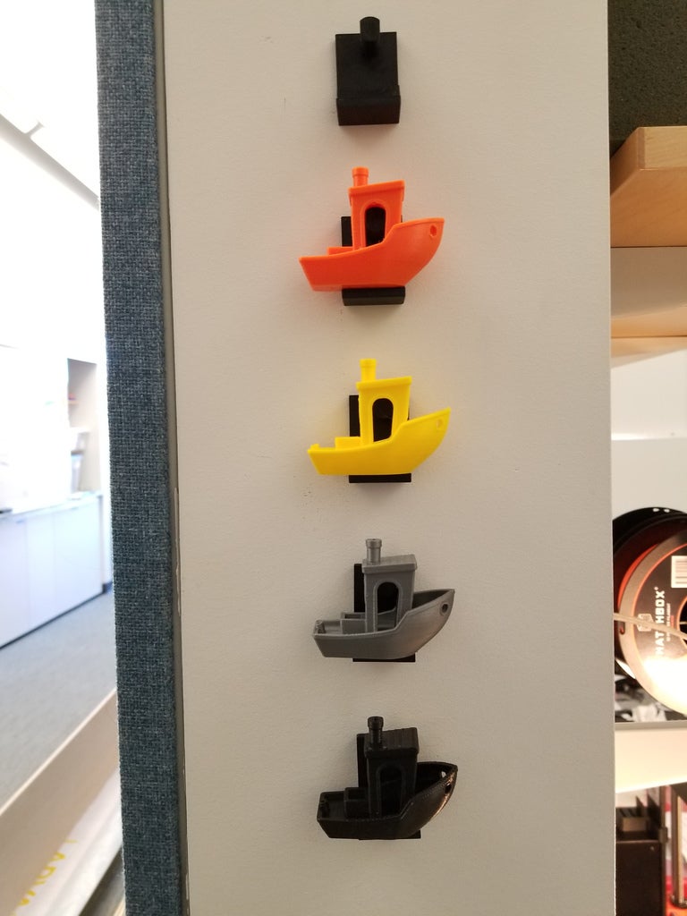 3D Benchy Wall Mount Display