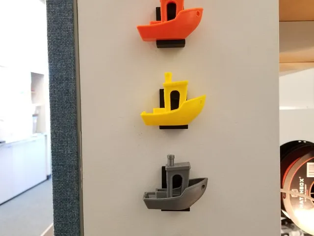3D Benchy Wall Mount Display
