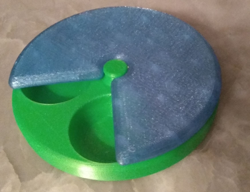 Cat Treat Puzzle spin top