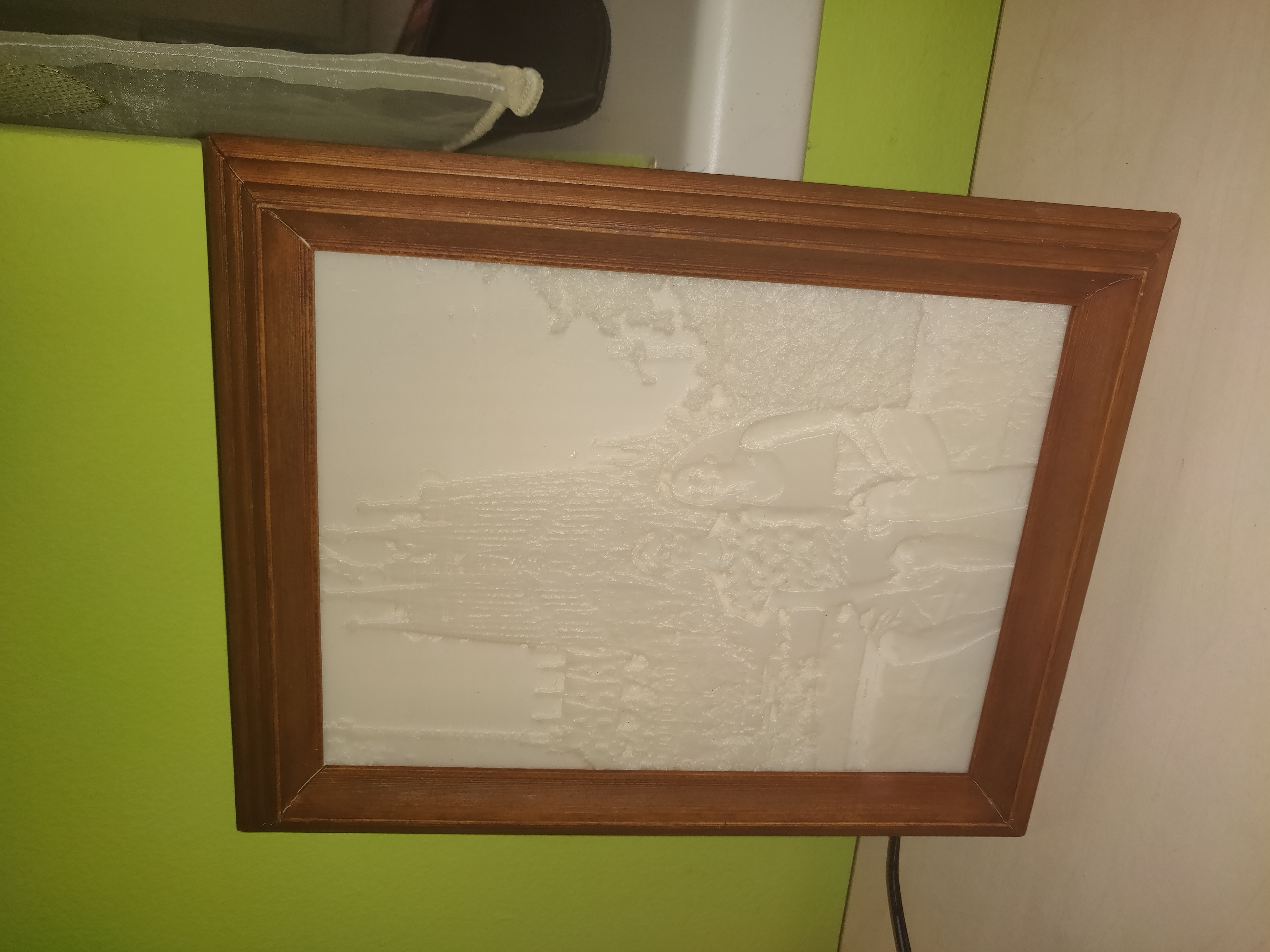 Miniatura 4 do modelo 3D Lithophane frame