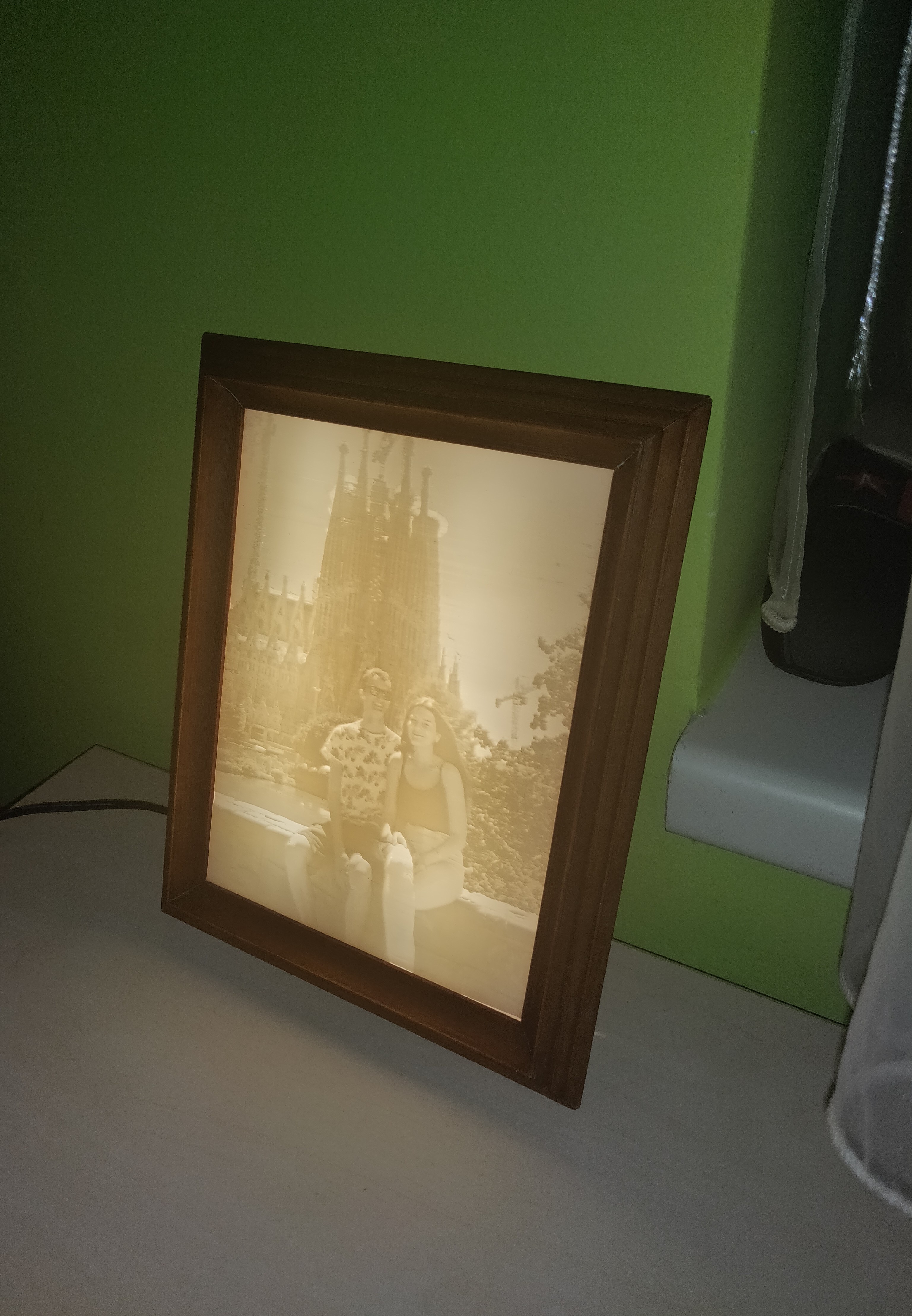 Miniatura 2 do modelo 3D Lithophane frame
