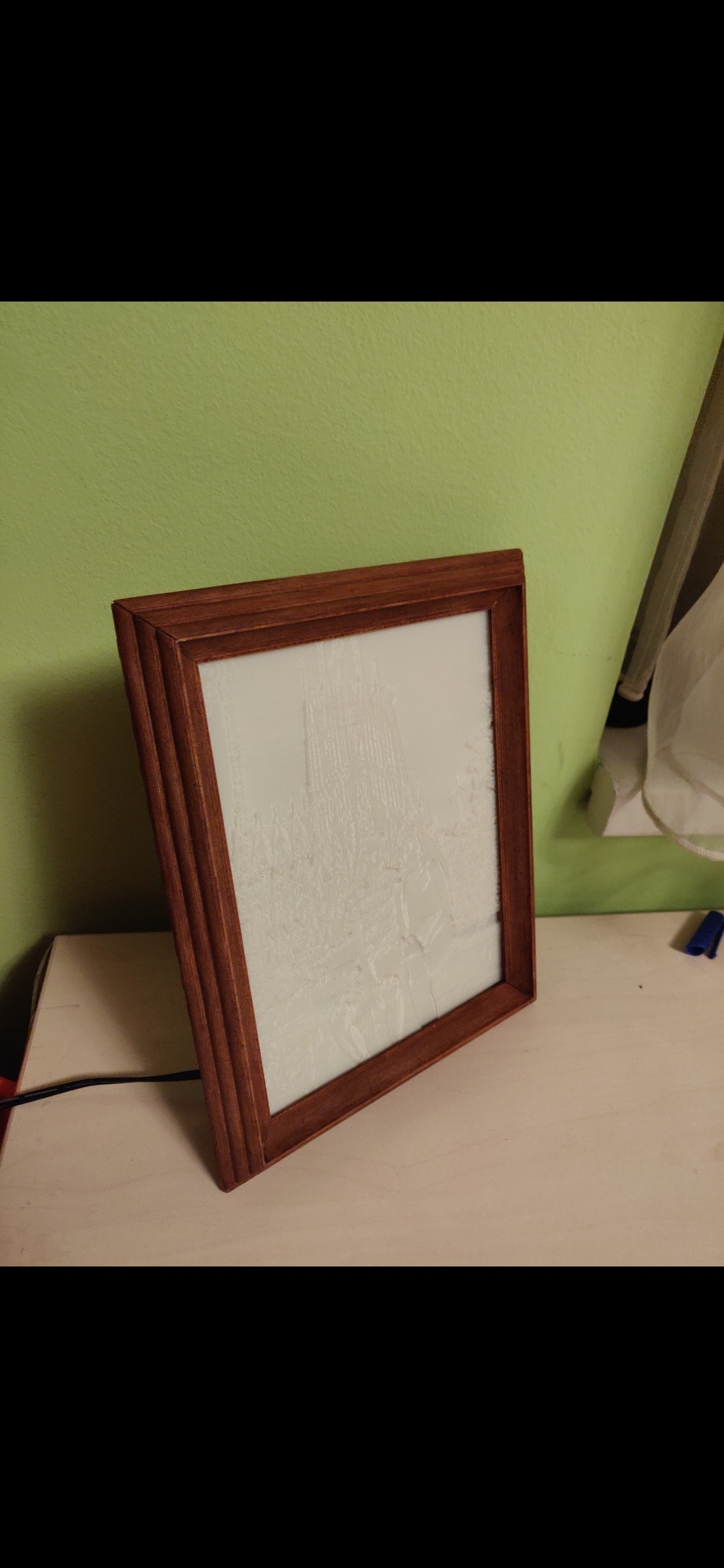 Lithophane frame