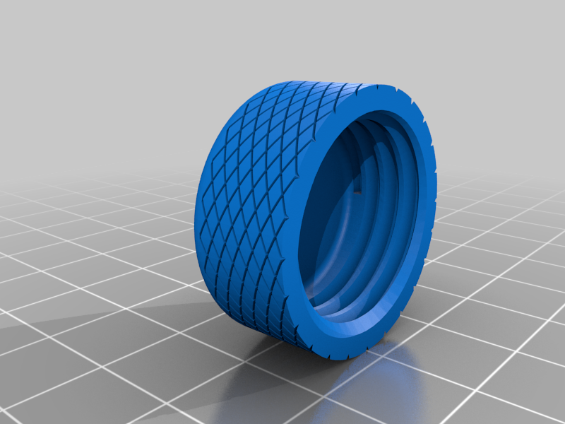 Miniatura 6 do modelo 3D Knurled Keychain Container