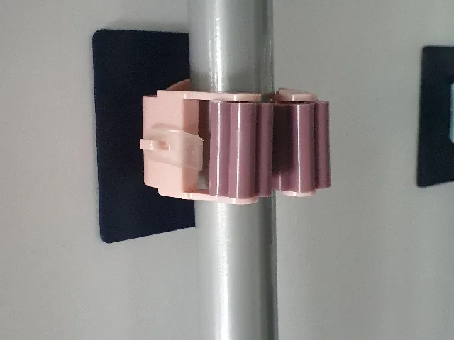 Broom holder adapter plate