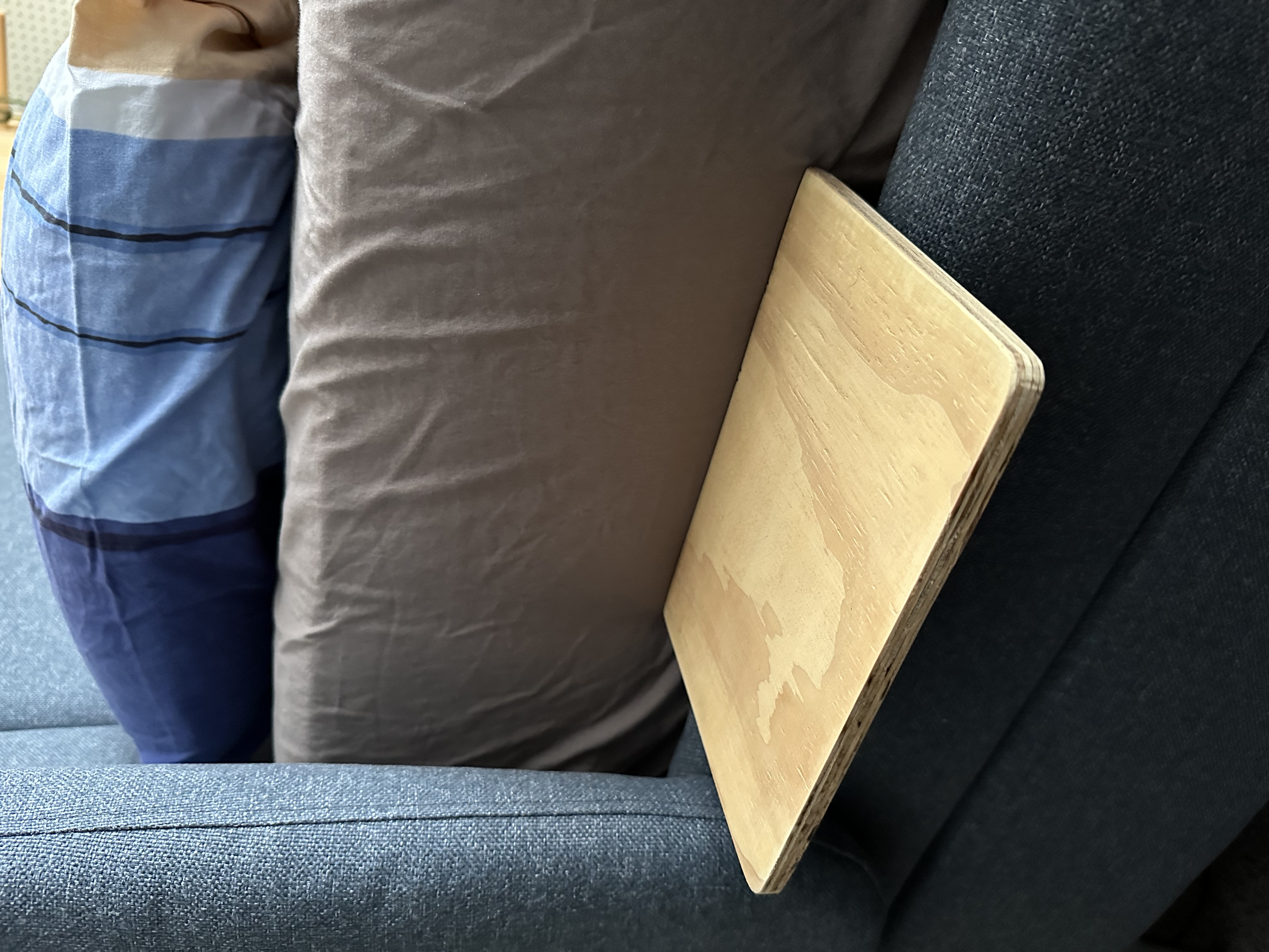 Nightstand shelf support for IKEA bed Tufjord
