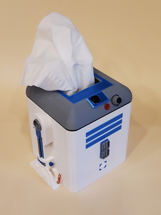 Miniatura 5 do modelo 3D R2-D2 Tissue Box