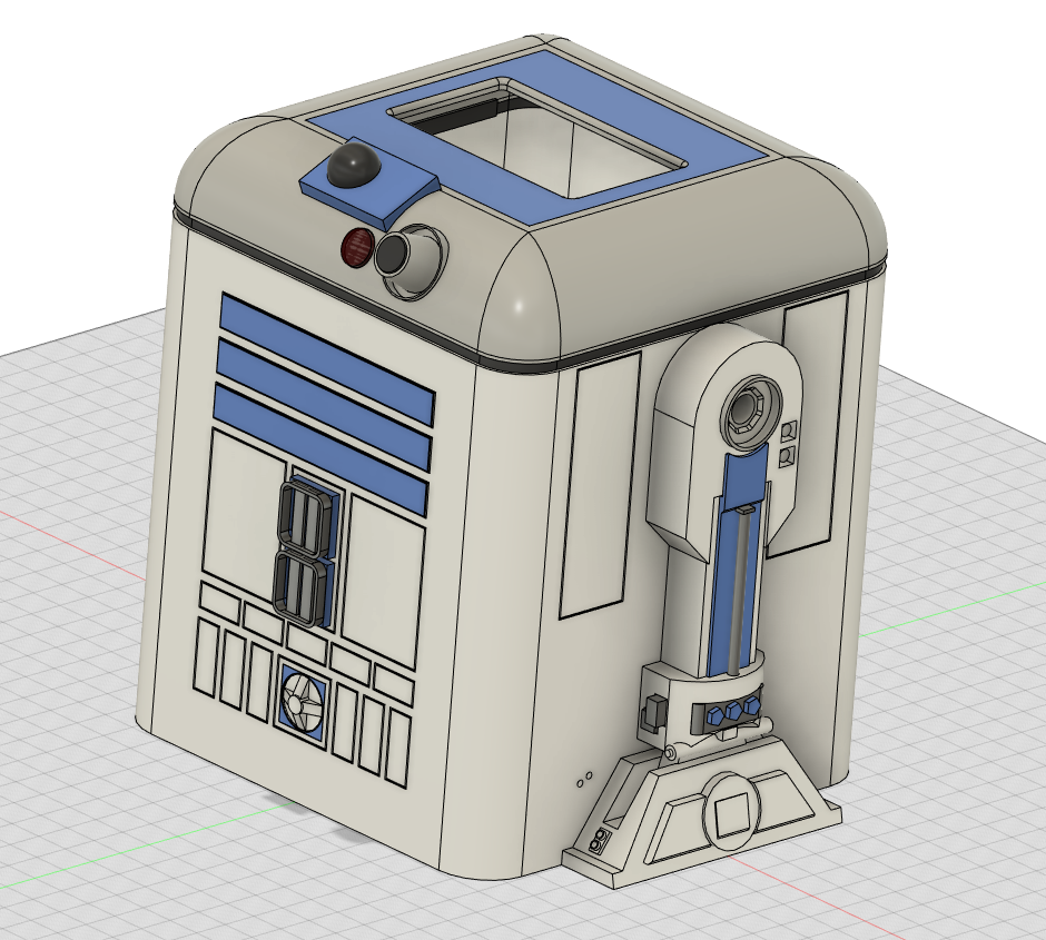 Miniatura 8 do modelo 3D R2-D2 Tissue Box