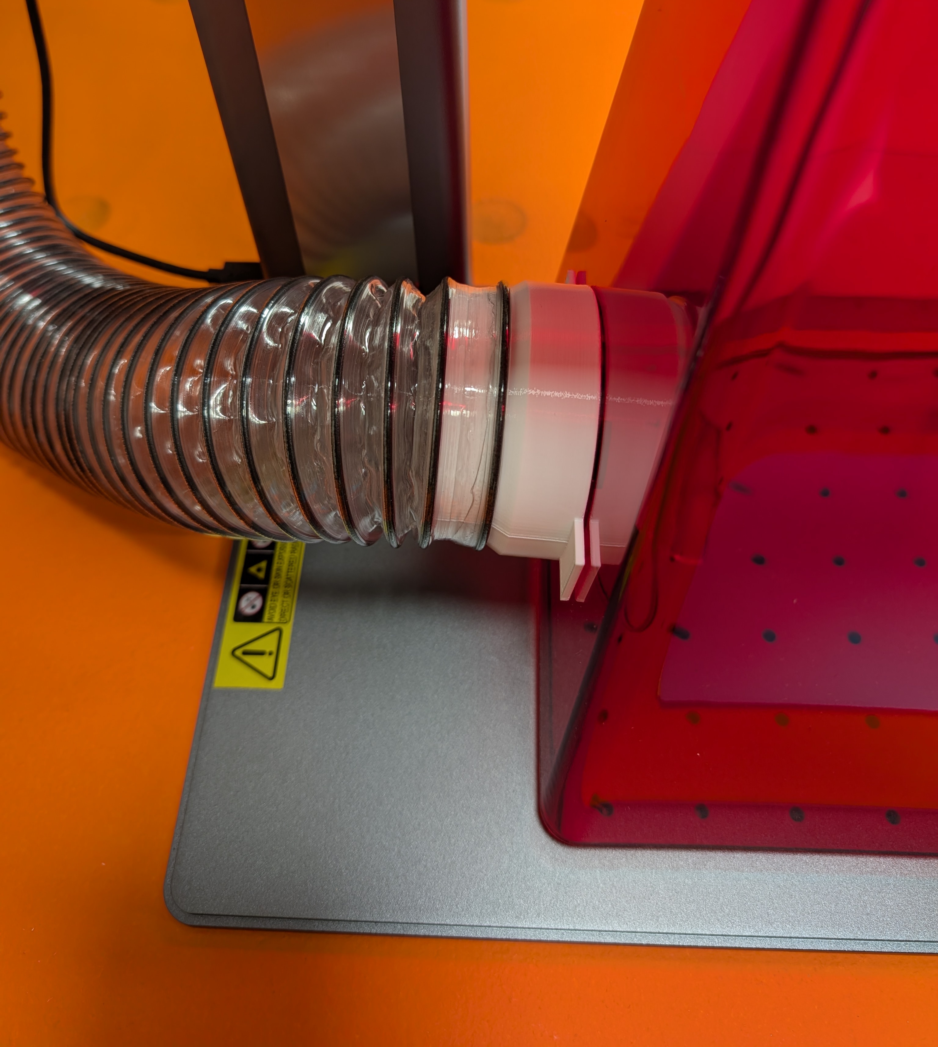 Longer Nano Duo Laser fan to hose adapter