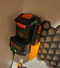 Free 3D file Black and Decker 40v battery charger holder wall mount. 🔋・3D  print design to download・Cults