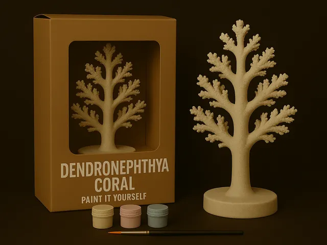 Dendronephthya Coral – Paint-It-Yourself