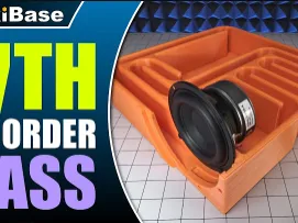 Subwoofer model, but cut up to fit on Bambu printer beds