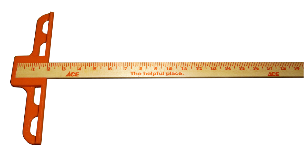 T Square end for a yardstick by docRoot | Download free STL model | Printables.com