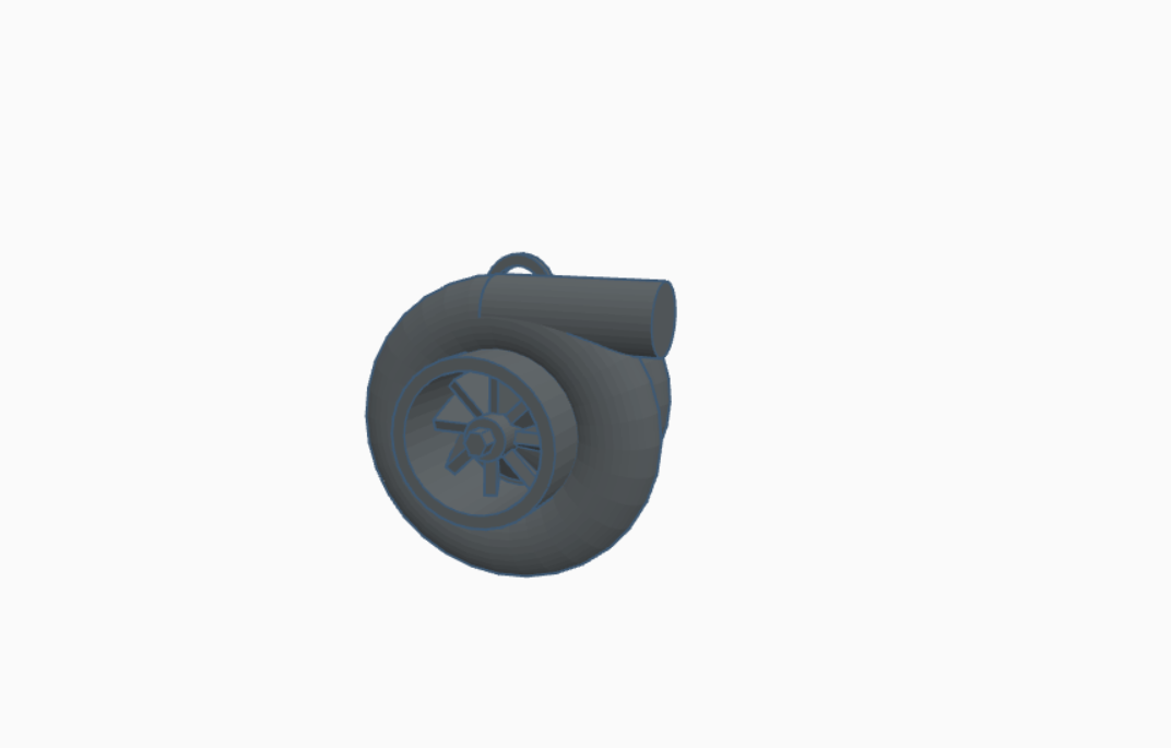 turbo charger keychain