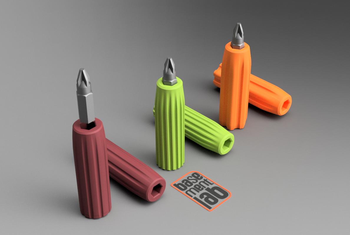 Compact portable bit holder - Porta inserti compatto