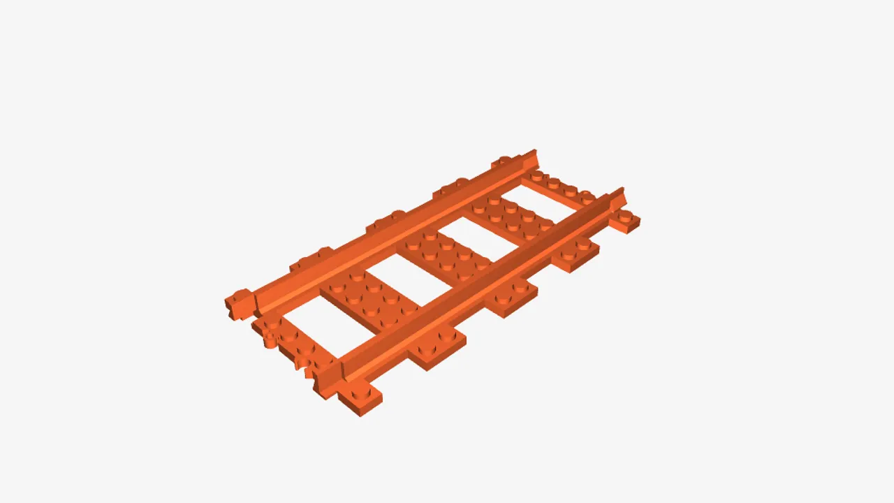 Loaded Surichinmoi sommer Lego City Train Straight Track Rail by Evgenym | Download free STL model |  Printables.com