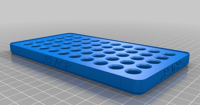 .32 ACP Vase Mode Stacking Loading Block by brass_ring | Download free ...