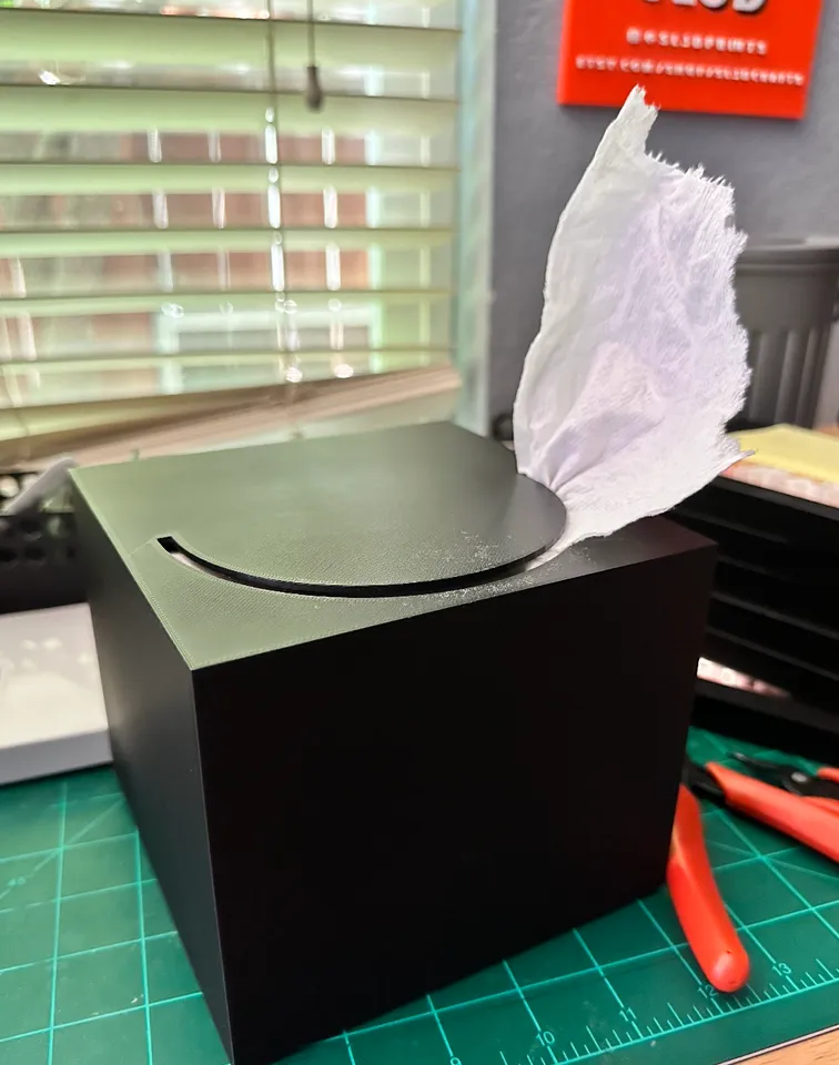 Toilet Paper to Tissue Box converter by slelham | Download free STL ...