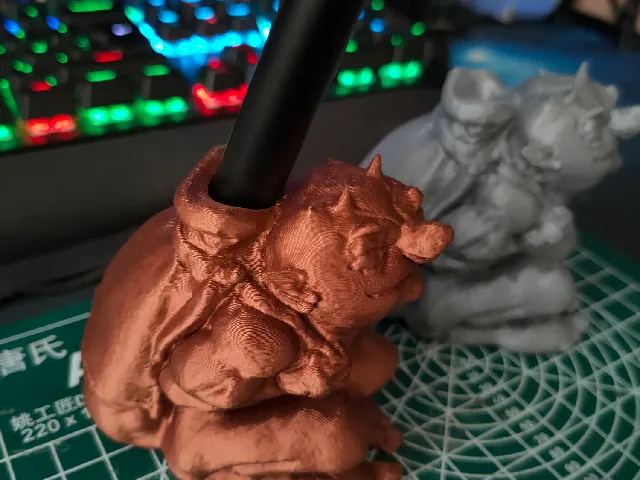 Crouching Troll Figure