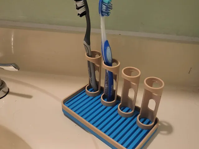 Toothbrush caddy