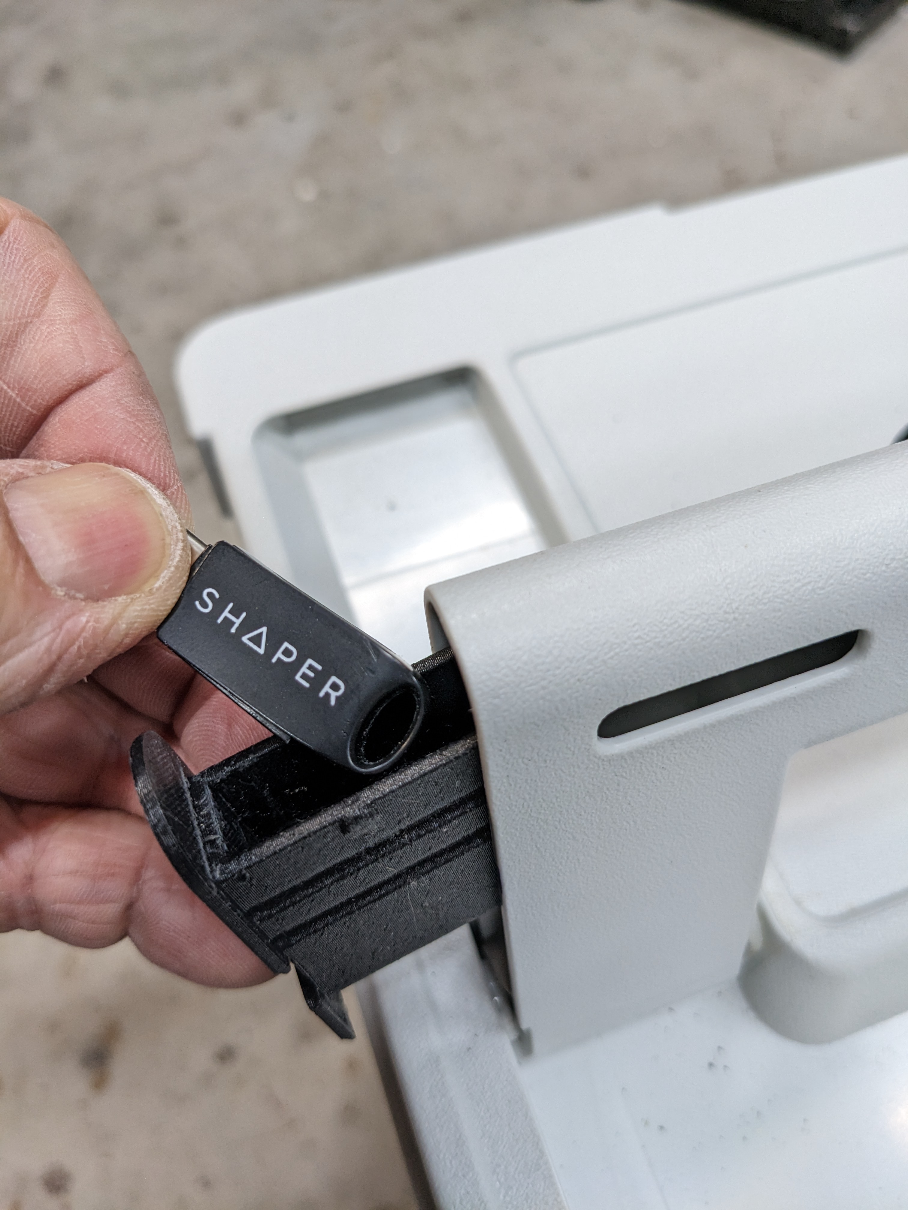 Tiny Drawer for Shaper Origin Systainer Handle by GarageMonkeySan