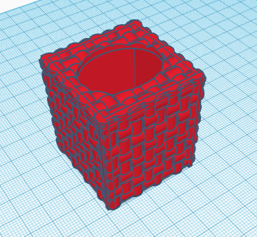 Patterned Tissue Box Cover