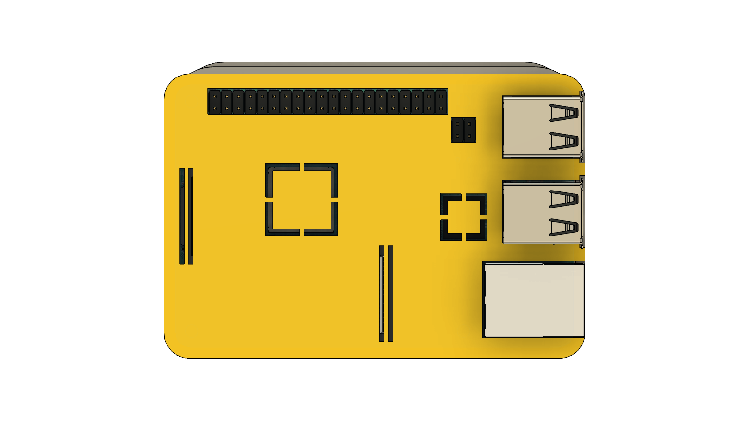 Miniatura 3 do modelo 3D Prusa MINI Raspberry Pi 3b+ Cover