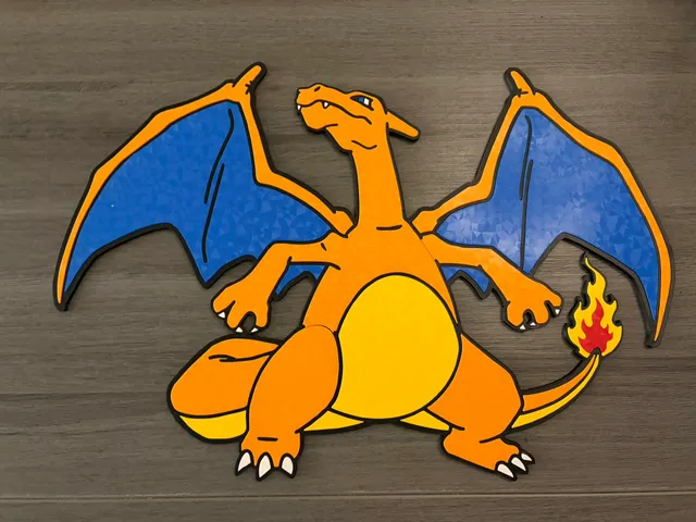 Big Charizard wall art. No AMS