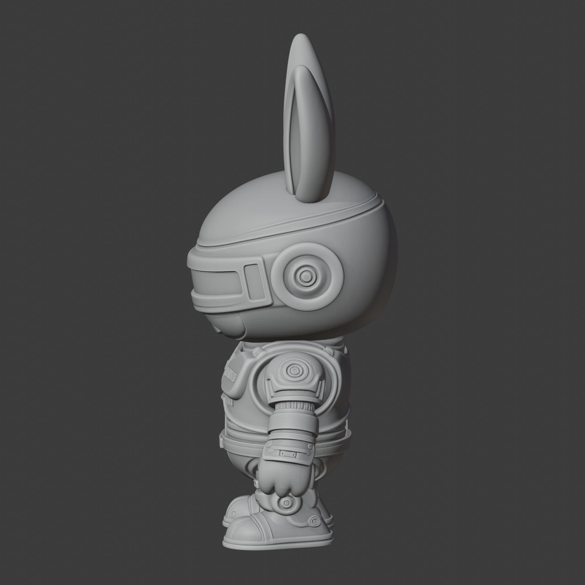Bugs Bunny Robocop Ring Figure
